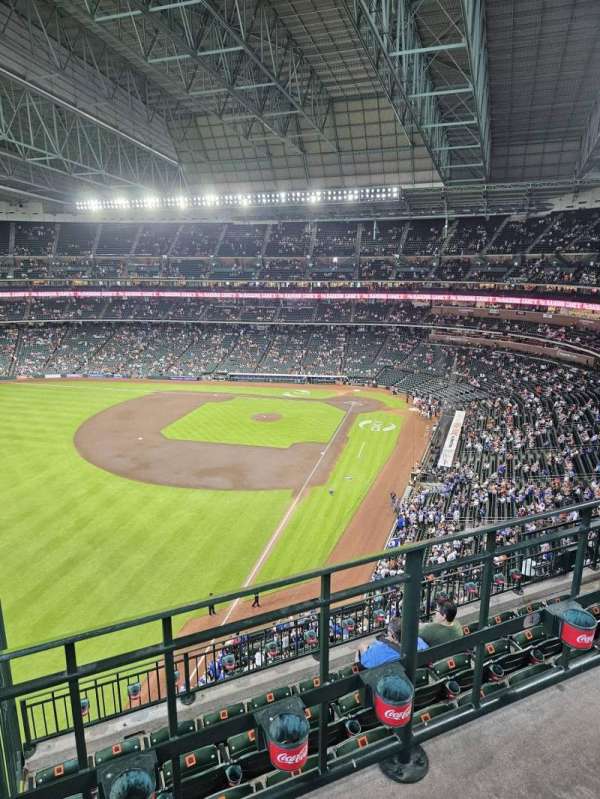 Daikin Park, section: 405, row: 1, seat: 7