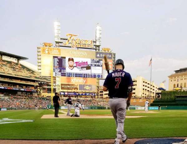 Comerica Park, section: 125, row: 1, seat: 1