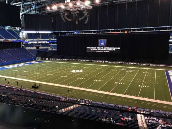 Lucas Oil Stadium, section: 337, row: 1, seat: 2