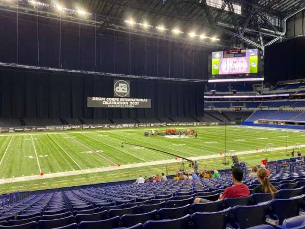Lucas Oil Stadium, section: 143, row: 22, seat: 21