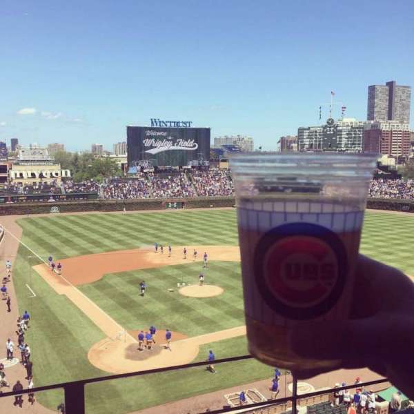 Wrigley Field, section: 320R, row: 2, seat: 4
