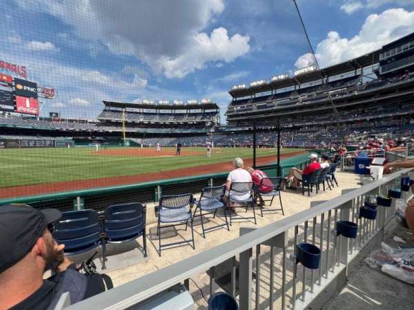 Nationals Park, section: 113, row: D, seat: 9