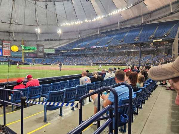 Tropicana Field, section: 127, row: G, seat: 23