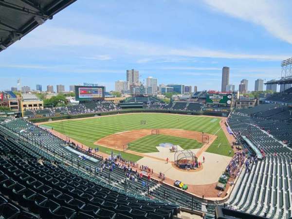 Wrigley Field, section: 314L, row: 1, seat: 2
