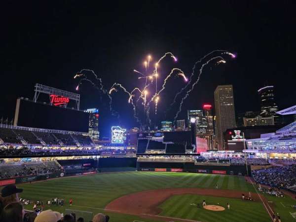 Target Field, section: M, row: 7, seat: 11