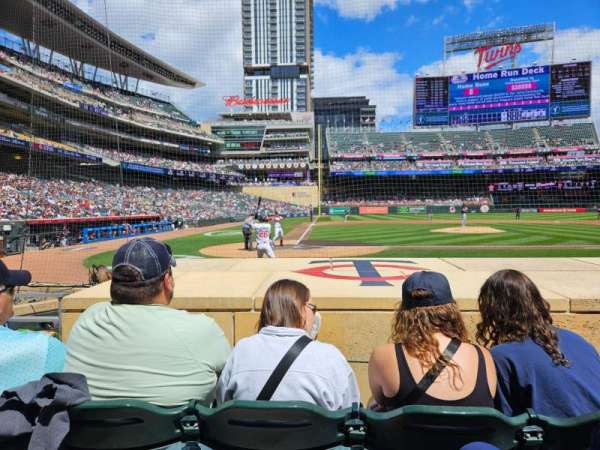 Target Field, section: 6, row: 7, seat: 11