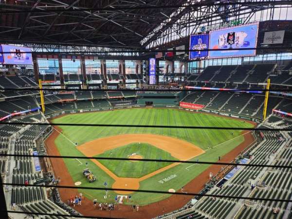 Globe Life Field, section: 315, row: 1, seat: 5