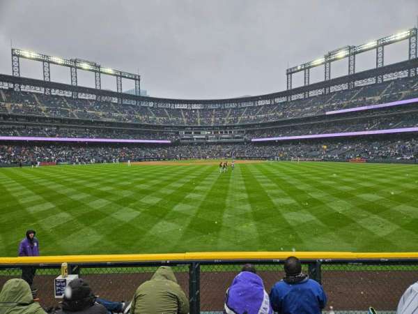 Coors Field, section: 160, row: 3, seat: 11