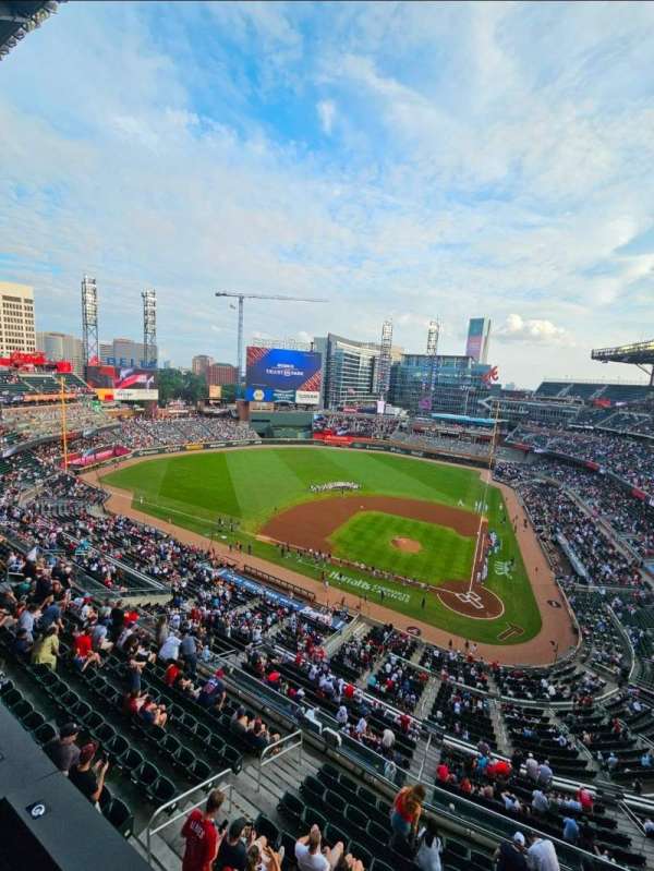 Truist Park, section: 430, row: 1, seat: 2
