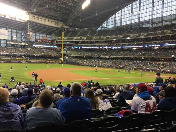 American Family Field, section: 124, row: 25, seat: 12