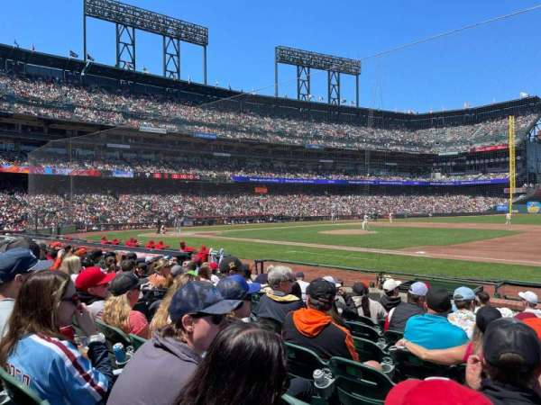 Oracle Park, section: 106, row: 11, seat: 10