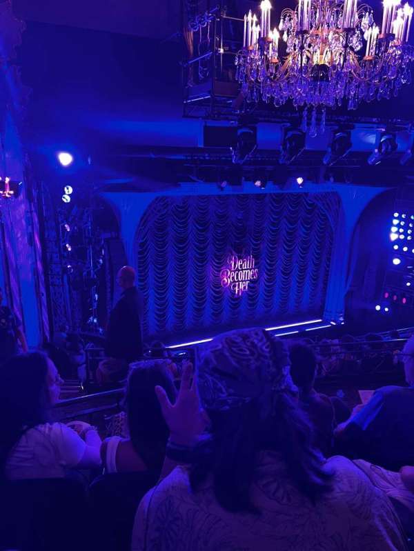 Lunt-Fontanne Theatre, section: Middle Mezzanine L, row: D, seat: 7