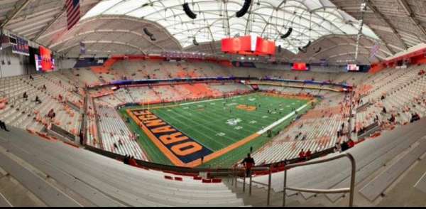 JMA Wireless Dome, section: 324, row: U, seat: 2