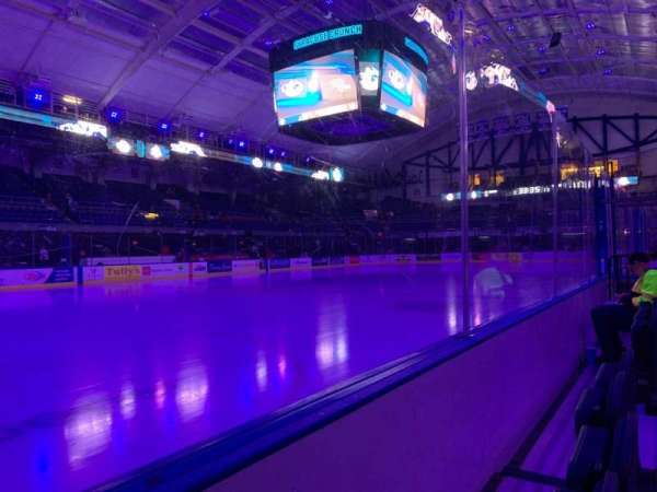 Upstate Medical University Arena, section: 124, row: BB, seat: 6