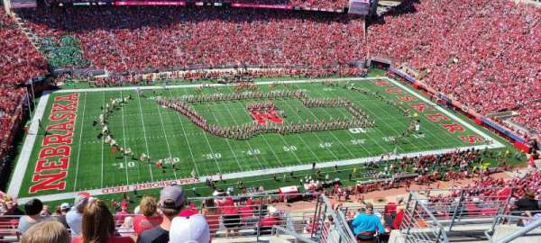 Memorial Stadium, Lincoln, section: 610, row: 10, seat: 6