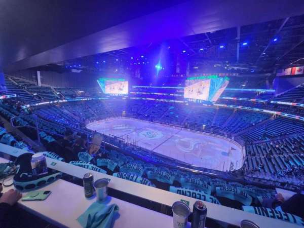 Climate Pledge Arena, section: 112, row: BAR, seat: 17