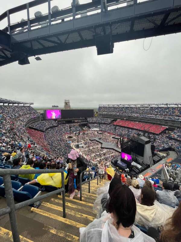Gillette Stadium, section: 323, row: 25, seat: 13
