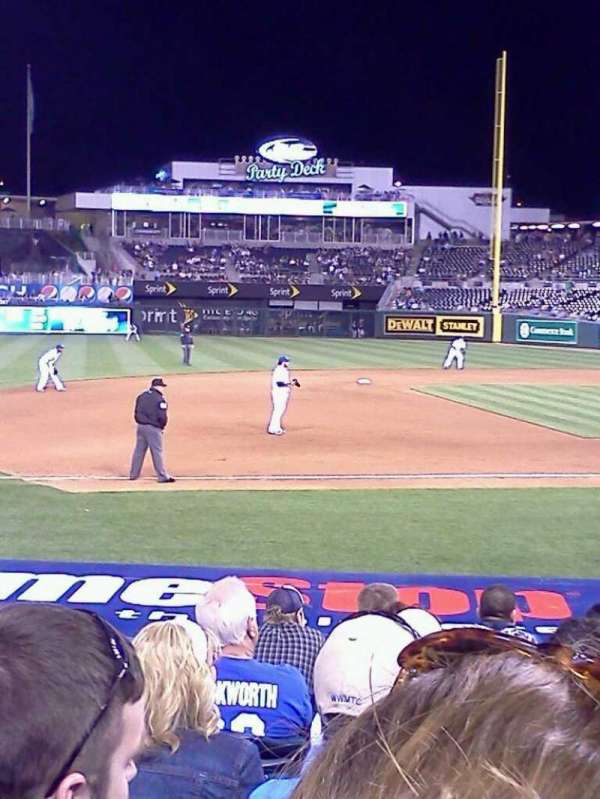Kauffman Stadium, section: 118, row: j, seat: 3