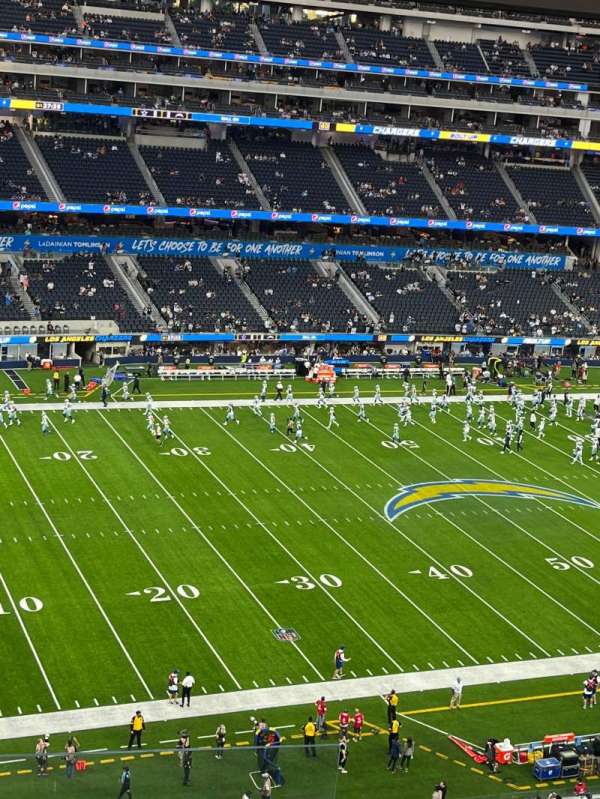 SoFi Stadium, section: 317, row: 5, seat: 1