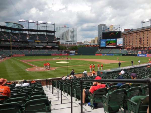 Oriole Park at Camden Yards, section: 32, row: 19, seat: 1