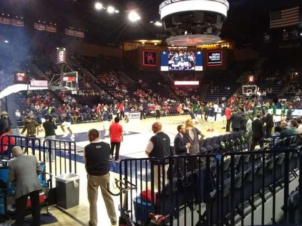Robins Center, section: 9, row: B, seat: 4