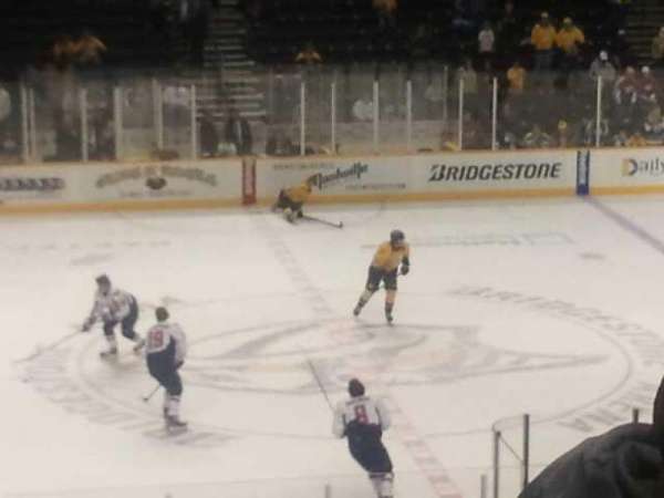 Bridgestone Arena, section: 115, row: N, seat: 9