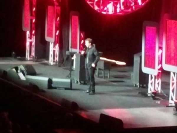 Bridgestone Arena, section: 107, row: MM, seat: 14r