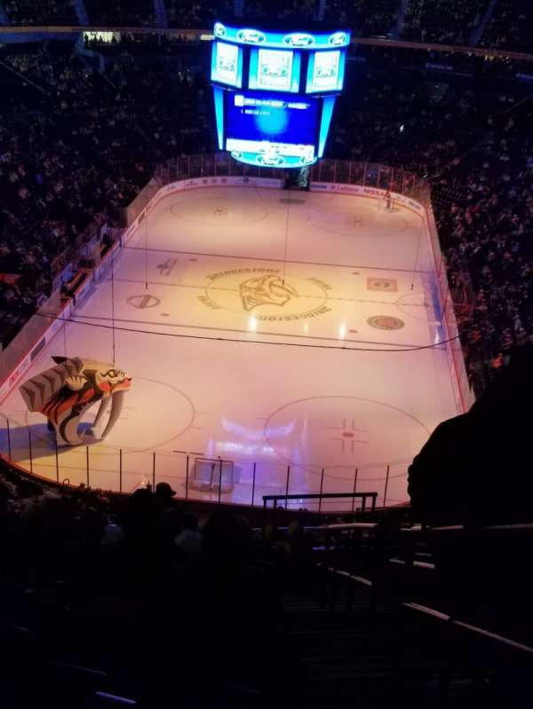 Bridgestone Arena, section: 301, row: N, seat: 1
