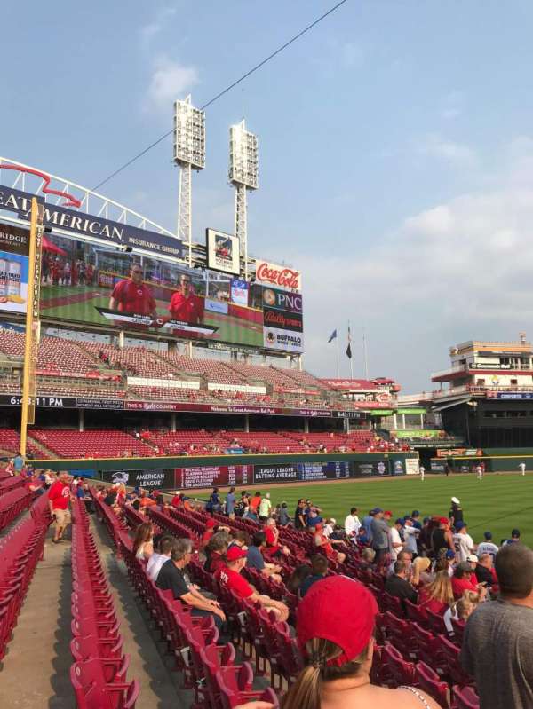 Great American Ball Park, section: 113, row: m, seat: 12