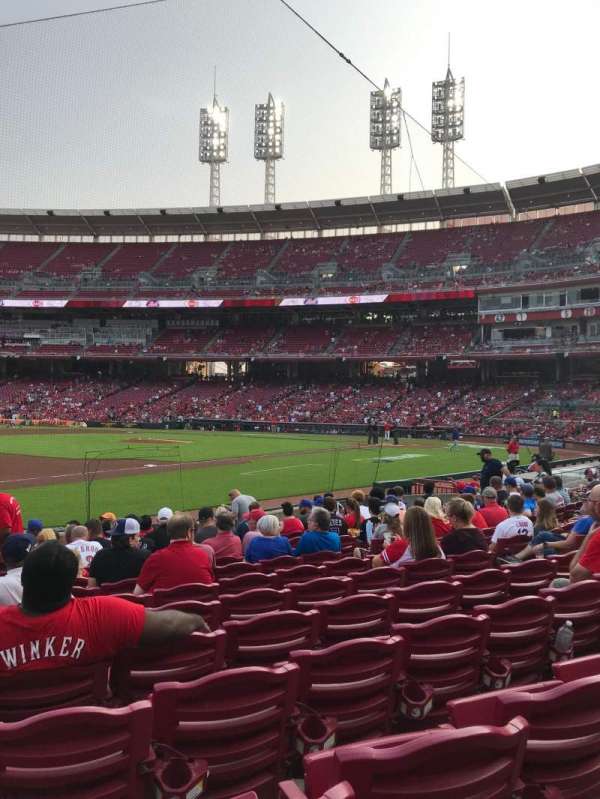 Great American Ball Park, section: 113, row: m, seat: 12