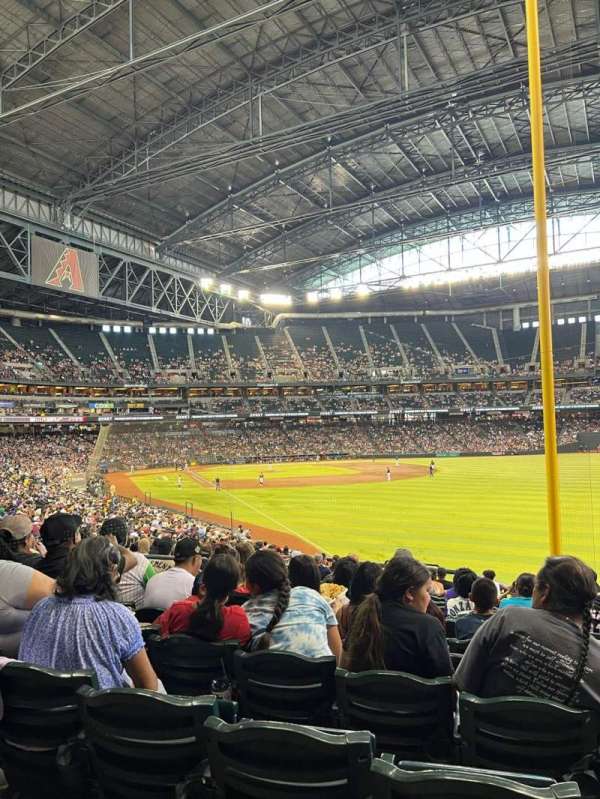 Chase Field, section: 107, row: 39, seat: 13