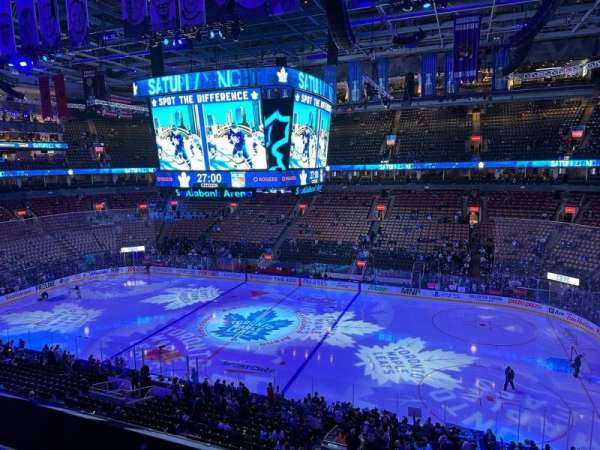 Scotiabank Arena, section: 308, row: 1, seat: 2