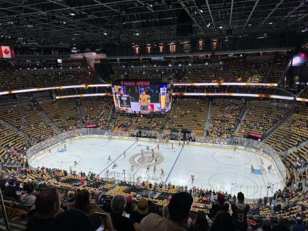 T-Mobile Arena, section: 225, row: M, seat: 6