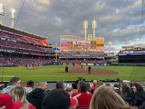 Great American Ball Park, section: 131, row: K, seat: 14