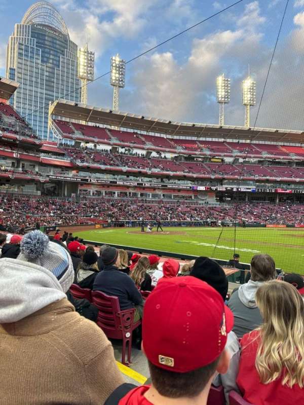Great American Ball Park, section: 131, row: K, seat: 14