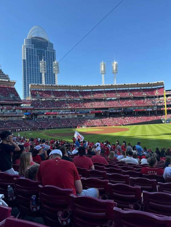 Great American Ball Park, section: 136, row: Z, seat: 2