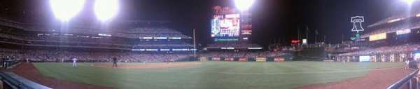 Citizens Bank Park, section: 112, row: 1, seat: 8