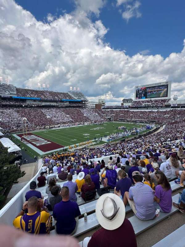 Davis Wade Stadium, section: 25, row: 53, seat: 12