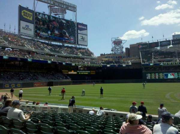 Target Field, section: 15, row: 11, seat: 1