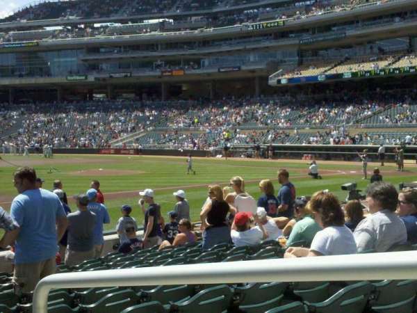 Target Field, section: 15, row: 11, seat: 1