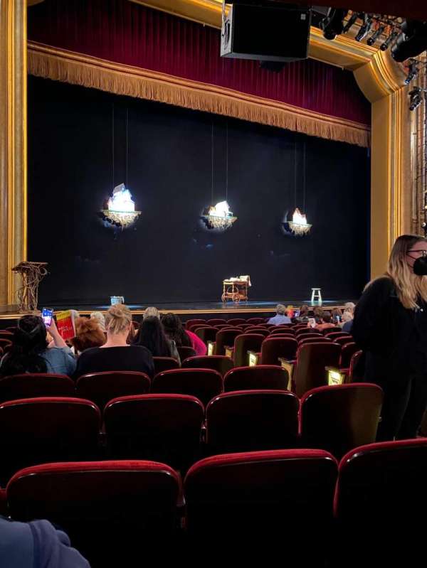 St. James Theatre, section: Orchestra L, row: M, seat: 9