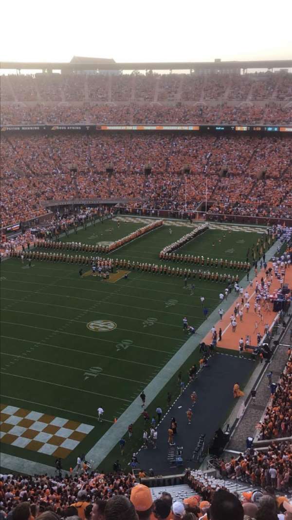 Neyland Stadium, section: II, row: 16, seat: 9