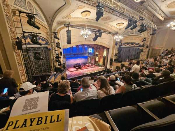 Gerald Schoenfeld Theatre, section: Mezzanine L, row: F, seat: 7