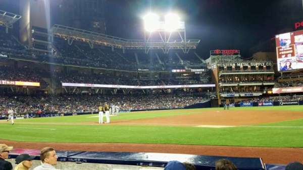 Petco Park, section: 113, row: 4, seat: 9