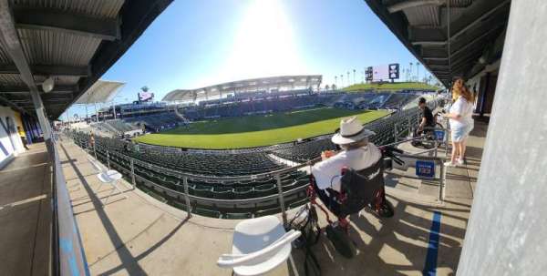 Dignity Health Sports Park, section: 133, row: WC, seat: 1
