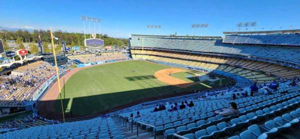 Dodger Stadium, section: 43RS, row: V, seat: 1