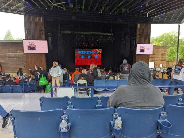 Merriweather Post Pavilion, section: 300, row: DD, seat: 43
