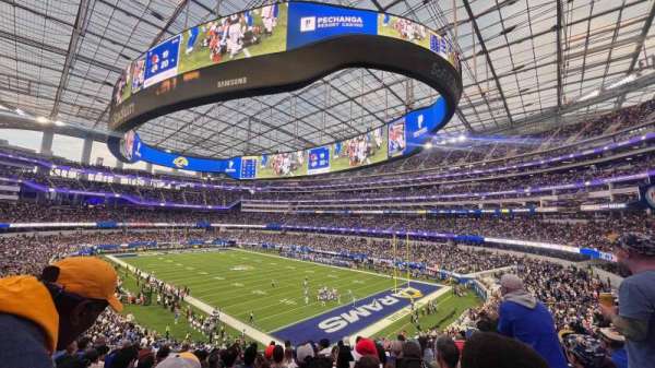 SoFi Stadium, section: 227, row: 11, seat: 7