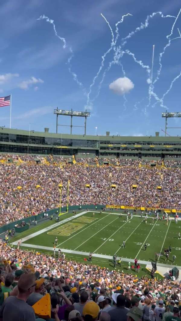 Lambeau Field, section: 118, row: 61, seat: 16