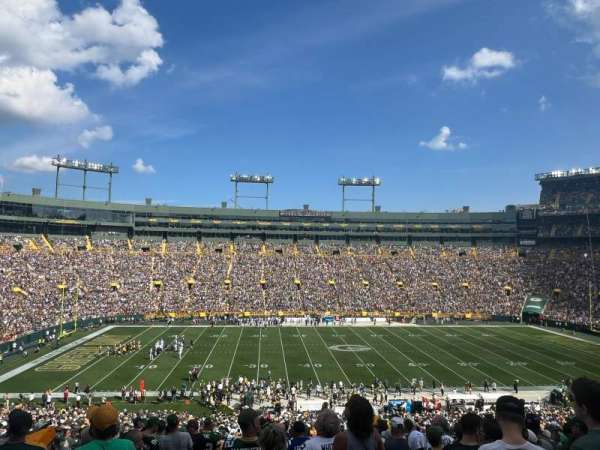 Lambeau Field, section: 118, row: 61, seat: 15